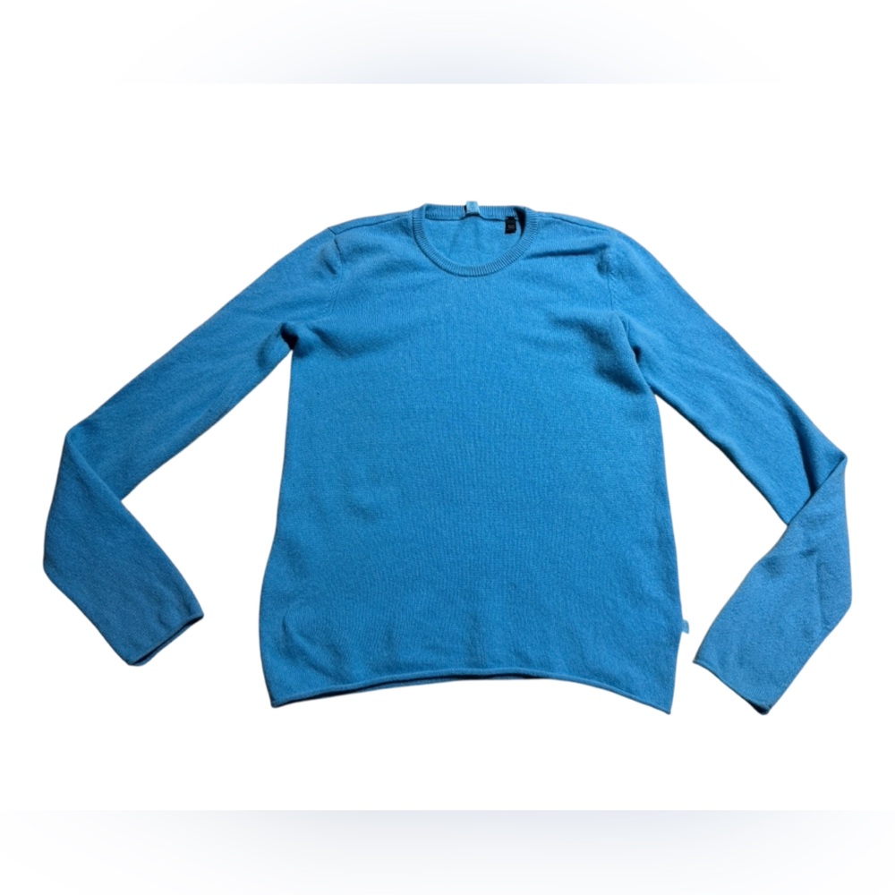 ATM ANTHONY THOMAS MELILLO Blue Cashmere Sweater Size Medium